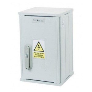 Obudowa termoutwardzalna STN 26x42x25 zamek/cięgła/kątowniki daszek prosty (brak wkładki do zamka) IOB-30110-01-002 INCOBEX