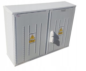 Obudowa termoutwardzalna SSTN 80x58x25 zamek/cięgła/kątowniki daszek skośny (brak wkładki do zamka) IOB-44210-01-002 INCOBEX