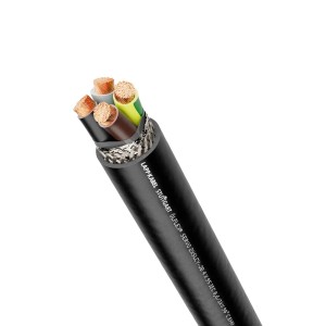 Przewód do falowników ÖLFLEX® SERVO 2XSLCY-JB 4x2,5: 0,6/1 kV: Giętki: PVC: Eca: ekran: odporny na UV /bębnowy/ 1133601