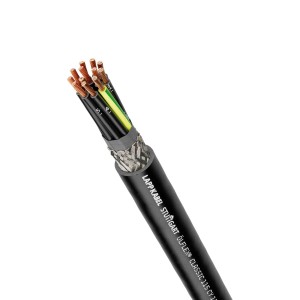 Przewód sterowniczy ÖLFLEX® CLASSIC 115 CY 3x0,75 BK: 300/500 V: Giętki: PVC: Eca: ekran: odporny na UV /bębnowy/ 1136110